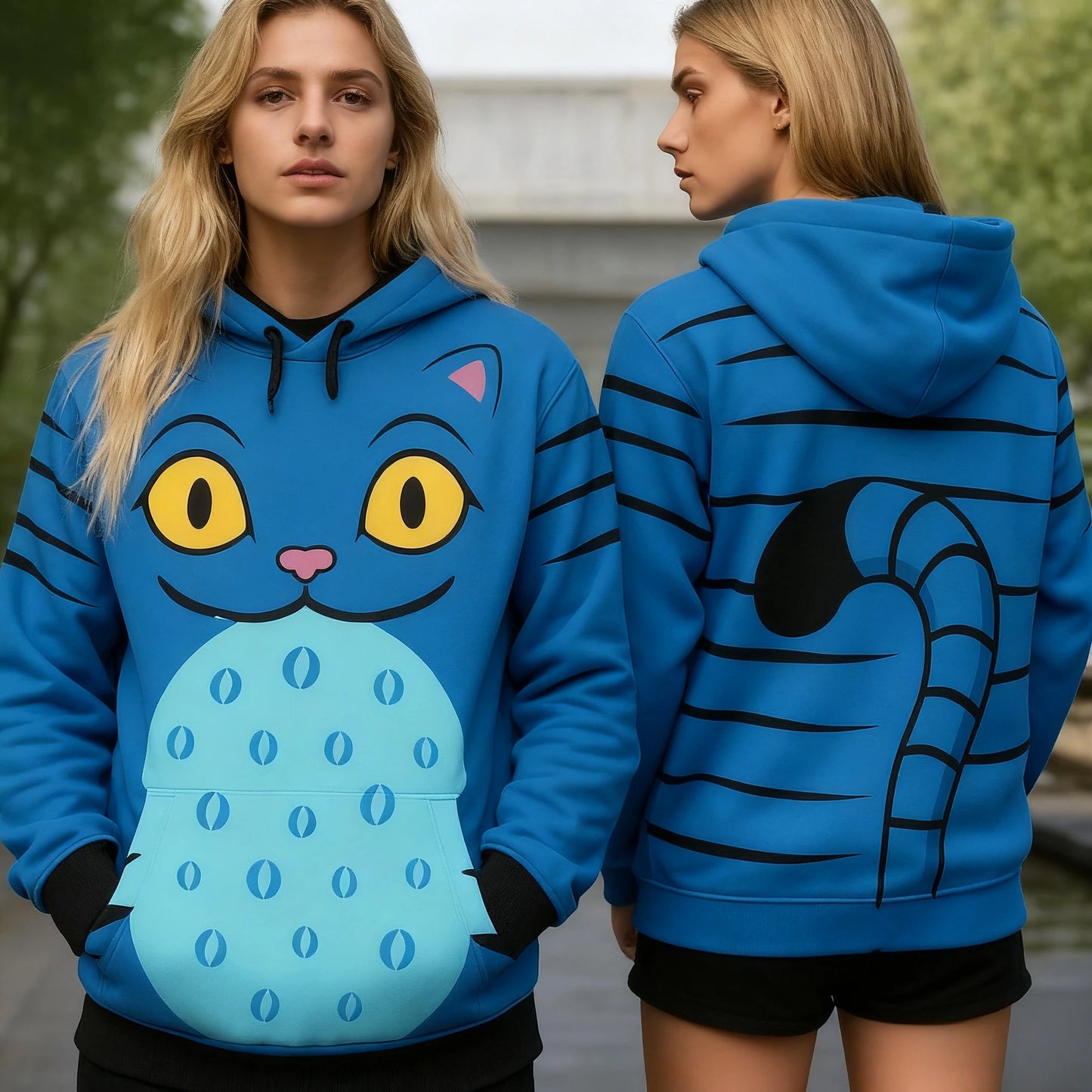 Women's KPop Demon Hunters Inspired Cozy Pullover for Daily Wear & Street Style Outings