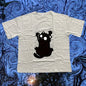 Fashion Breathable Loose Casual Round-Neck WomenT-shirt Creative Cat Pattern Printing Top Harajuku Aesthetics Vintage Gothic Tee