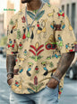 Funny Design Men's T-Shirt Fashion Animal Print Short Sleeve T-Shirt Oversized Harajuku Tops Summer Men's Street Casual Clothing