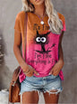 3D Print T-shirts Women Streetwear Summer Cartoon Cats Fine  Casual Fashion Short Sleeve T Shirt O-neck Tees Tops Clothing