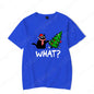 Christmas Black Cat Christmas Tree Print T-shirts Women Summer Short Sleeve Round Neck Loose T-Shirts Creative Personalized Tops