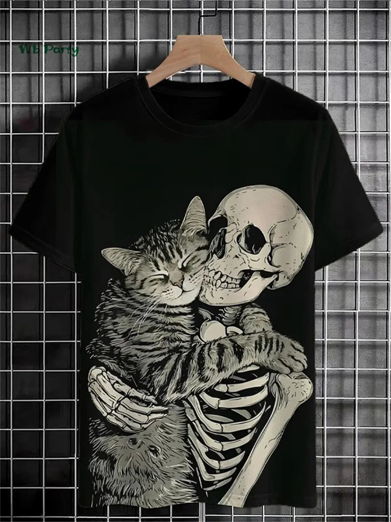Funny Design Men's T-Shirt Fashion Animal Print Short Sleeve T-Shirt Oversized Harajuku Tops Summer Men's Street Casual Clothing
