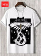 Men's Funny Animal Cat Print T-Shirt 3D Print Short Sleeve T-Shirt Top New In Oversized O-Neck T-Shirt For Men Streetwear