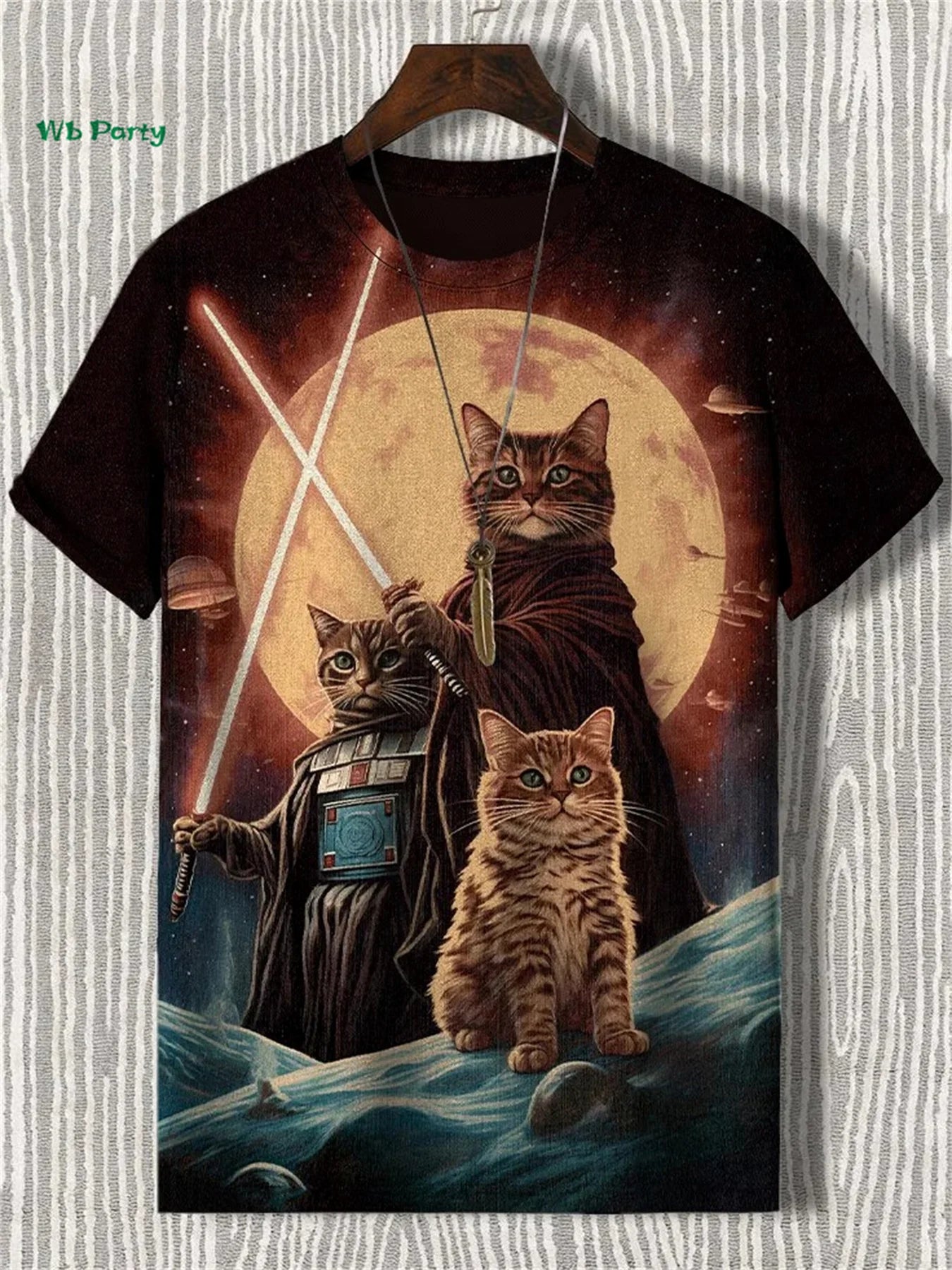 Funny Men's Animal T-Shirt 3D Cat Pattern Design Short Sleeve T-Shirt Oversized Hip Hop Tops Summer Daily Men's Casual Clothing