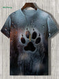 Funny Design Men's T-Shirt Fashion Animal Print Short Sleeve T-Shirt Oversized Harajuku Tops Summer Men's Street Casual Clothing