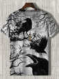 Funny Men's Animal Cat Printed T Shirt Short Sleeved Tees Tops 3D Print O-Neck Shirts Party Summer Casual Men's Clothing Apparel