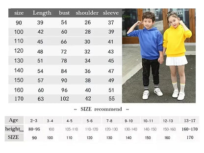 Kids Hoodie Set with Cartoon Blue Cat & Bird Print, Casual Long - Sleeve Top + Pants Outfit for Boys Girls, Comfortable Children