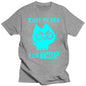 Brand Men T-shirt Funny Cat Print Men Tshirts Casual O-neck Men Shirts Streetwear Luminous Men Oversized T-shirt Male Tees Tops