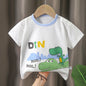 Kids Clothes T-Shirt  Children's Clothing  Boys Girls Summer Cartoon Tops Short Sleeve Clothes 100% Cotton Baby Clothing