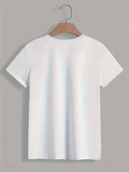 Cat Men T Shirt 100% Cotton Shy Kitten Cartoon Pattern Print Summer Round Neck Breathable Casual Short Sleeve Fashion T-Shirt