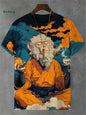 Funny Men's Animal T-Shirt 3D Cat Pattern Design Short Sleeve T-Shirt Oversized Hip Hop Tops Summer Daily Men's Casual Clothing