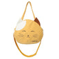 Cute Cat Tote Bag Large Capacity Round Cartoon Handbags Shoulder Bag Bags for Women Youth Fashion Sling Messenger Bag Purses Sac