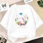 Kids Lovely Cat Pet Animal T Shirt Fashion Summer Girls Cute Casual Top Short Sleeve Tshirts Children Cartoon Graphic Tee