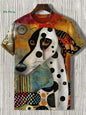 Funny Men's Animal T-Shirt 3D Cat Pattern Design Short Sleeve T-Shirt Oversized Hip Hop Tops Summer Daily Men's Casual Clothing