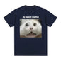My Honest Reaction T-Shirt Funny Cat Meme Graphic Printed Men Women Clothing T-shirt Fashion Casual Cotton Short Sleeve T Shirts