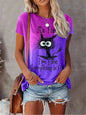 3D Print T-shirts Women Streetwear Summer Cartoon Cats Fine  Casual Fashion Short Sleeve T Shirt O-neck Tees Tops Clothing